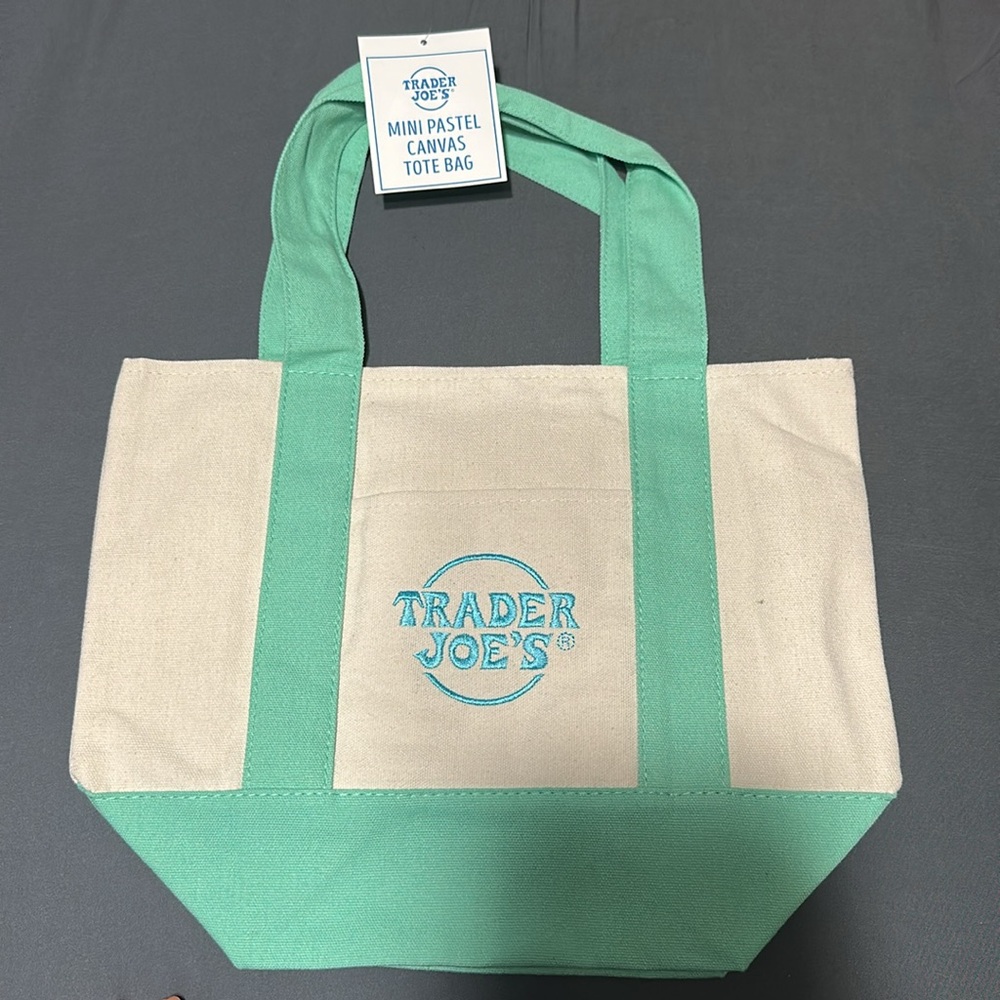 Trader Joe's Canvas Mini Tote Bag